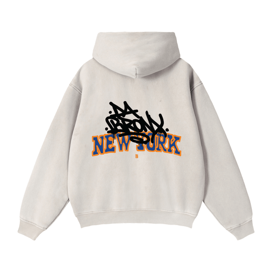 Bronx Basketball Limited Edition Zip-Through Boxy Fleece Hoodie by Bronx Native