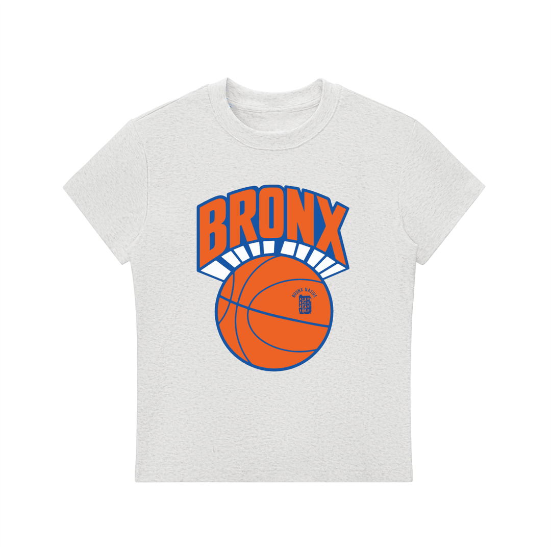 Bronx Basketball 2026 Playoff Edition Women's Essential Bodycon Crewneck T-Shirt by Bronx Native