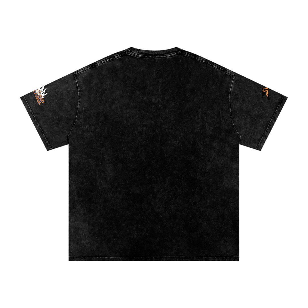 I L🧡💙VE The Bronx Washed Oversized Cotton T-Shirt