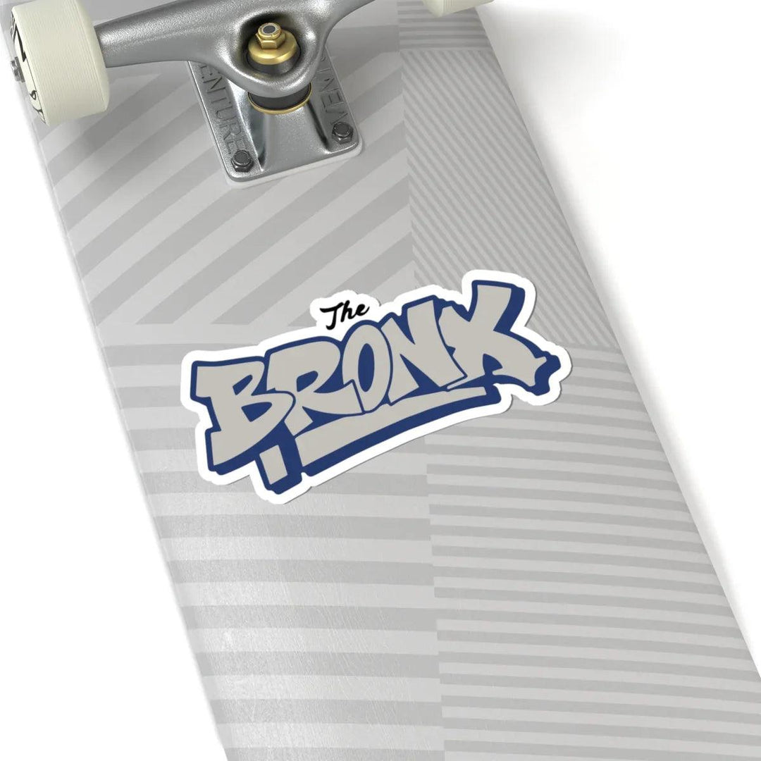 The Bronx Pinstripe Blue & Gray Sticker by Bronx Native