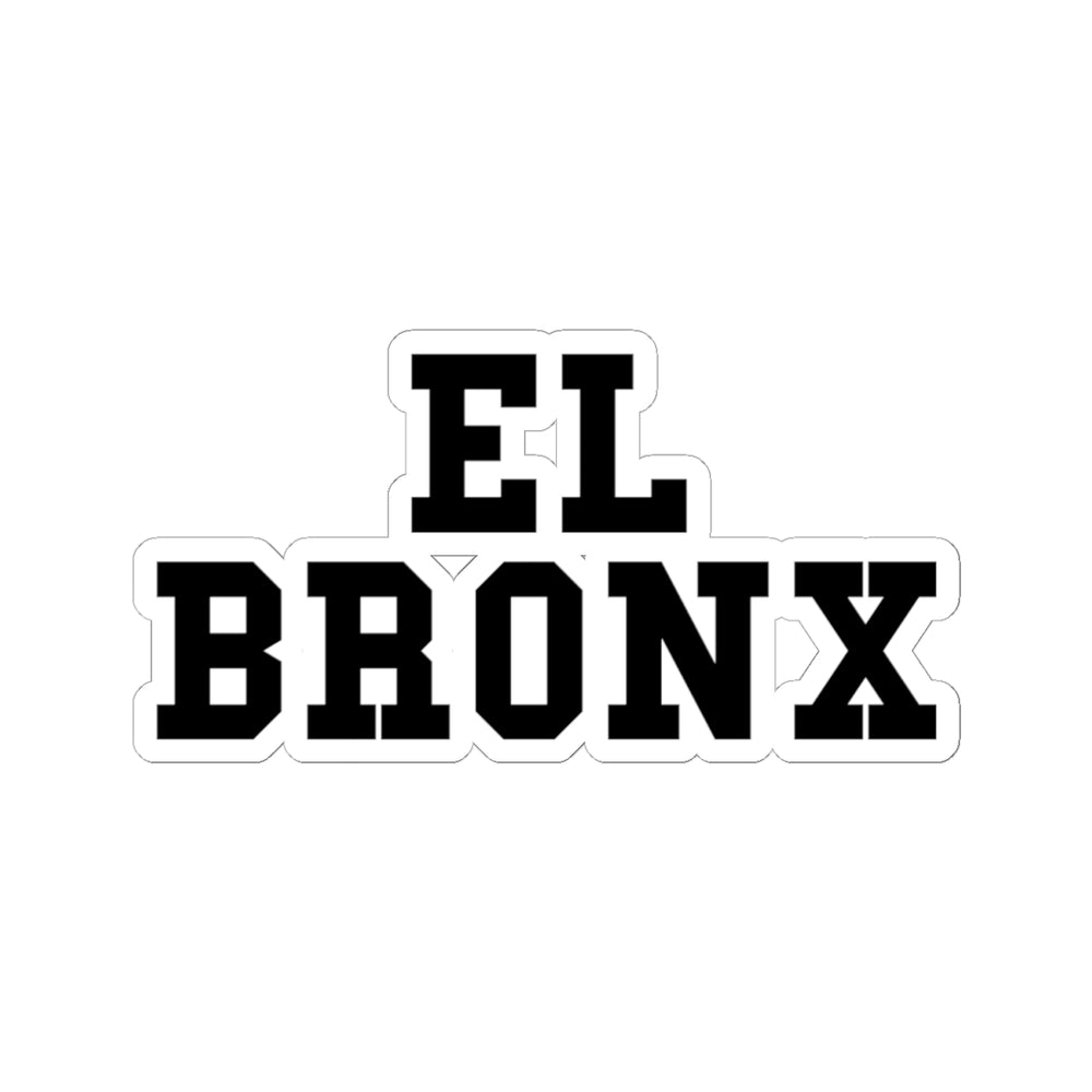 El Bronx Native BLACK, Kiss-Cut Stickers, Urban Decor, Laptop Stickers, Gift Ideas, Bronx Culture, City Love
