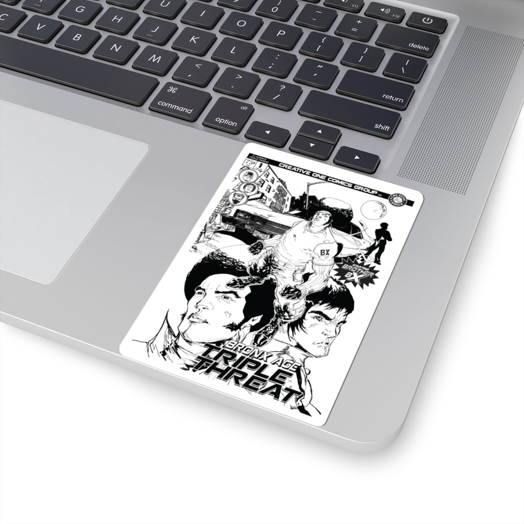 Triple Threat Comic Sticker
