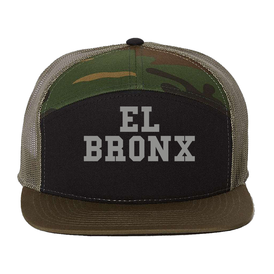 Black Camo Loden Cap