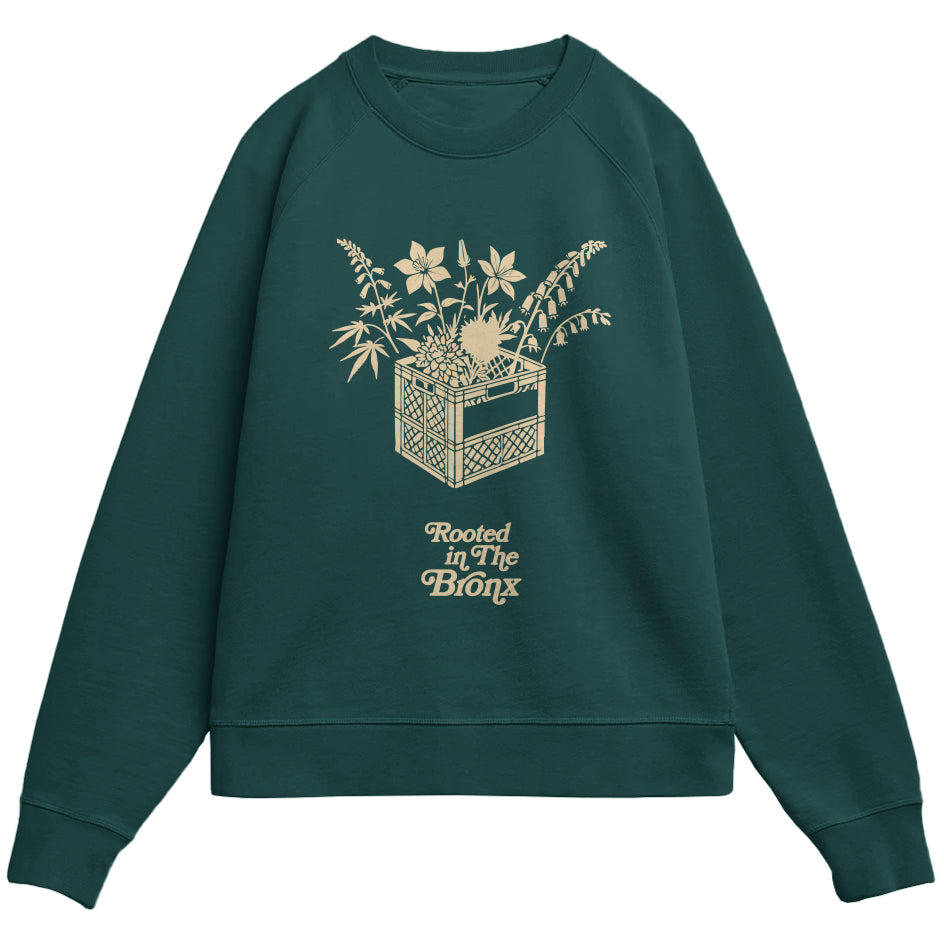 Rooted in The Bronx Crate Organic French Terry Crew