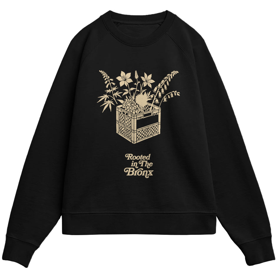 Rooted in The Bronx Crate Organic French Terry Crew