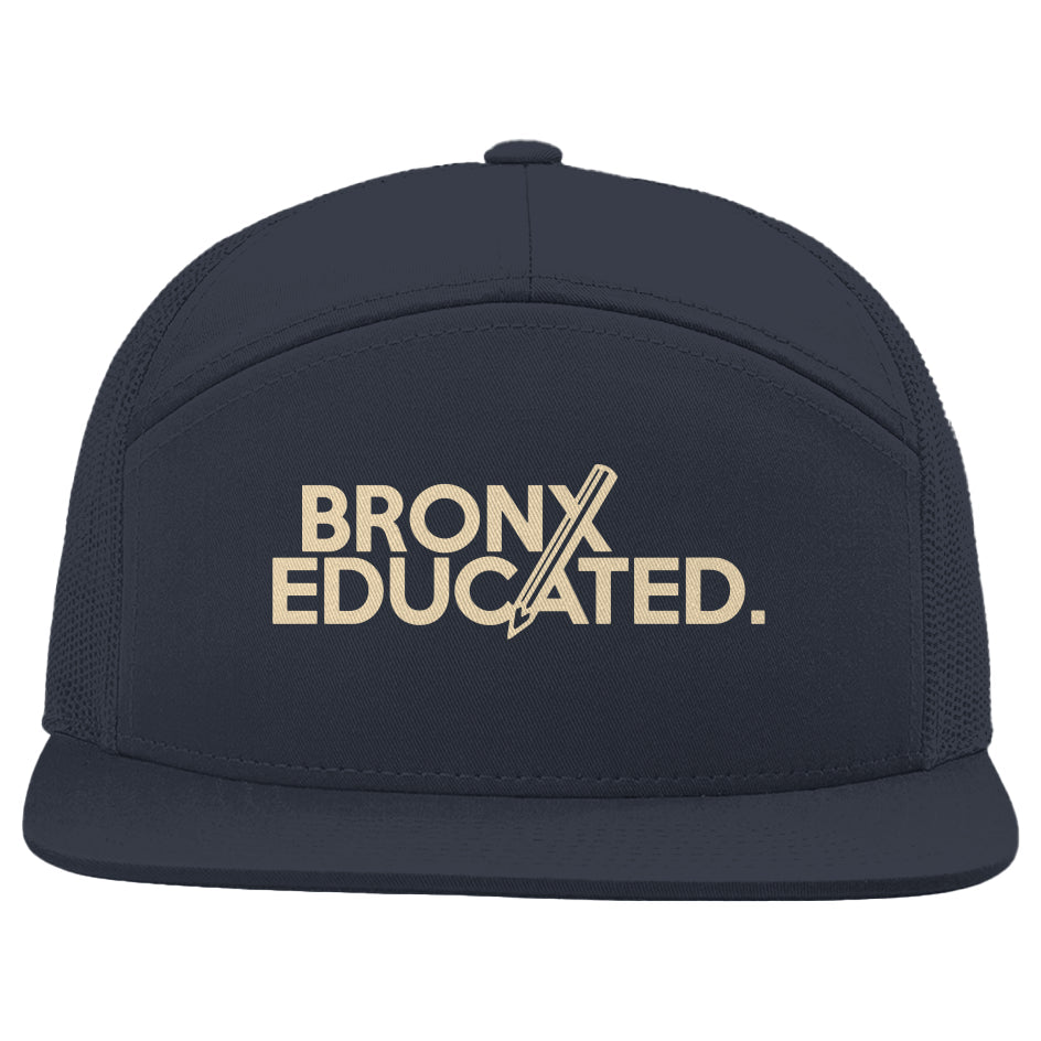 Bronx Educated Seven-Panel Trucker hat