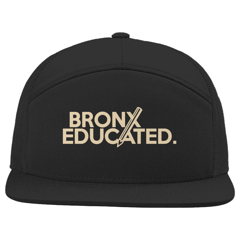 Bronx Educated Seven-Panel Trucker hat