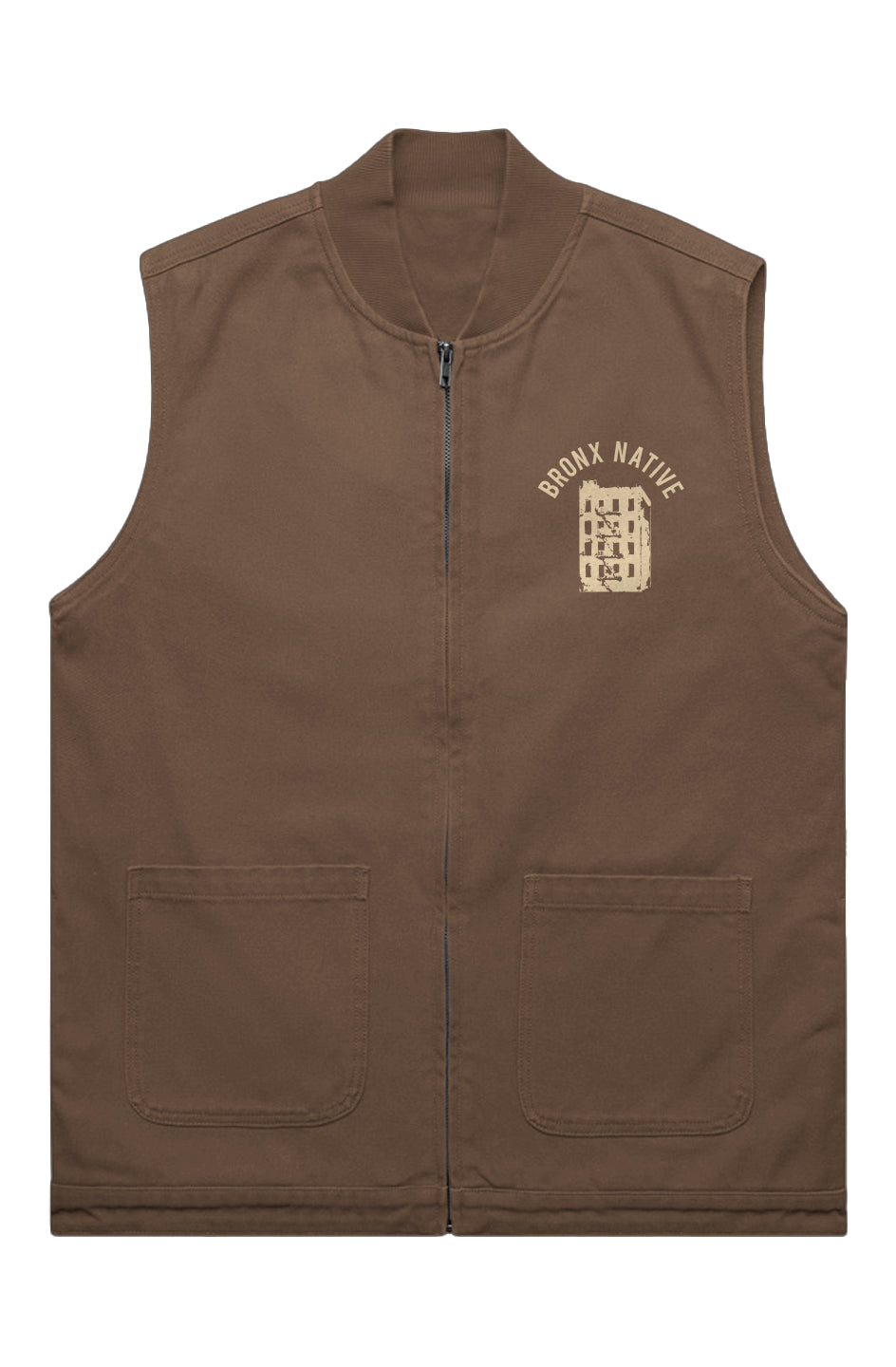 Bronx vs The World Canvas Heavy Vest