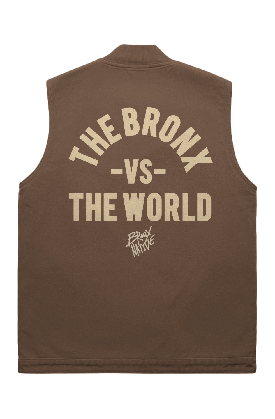 Bronx vs The World Canvas Heavy Vest