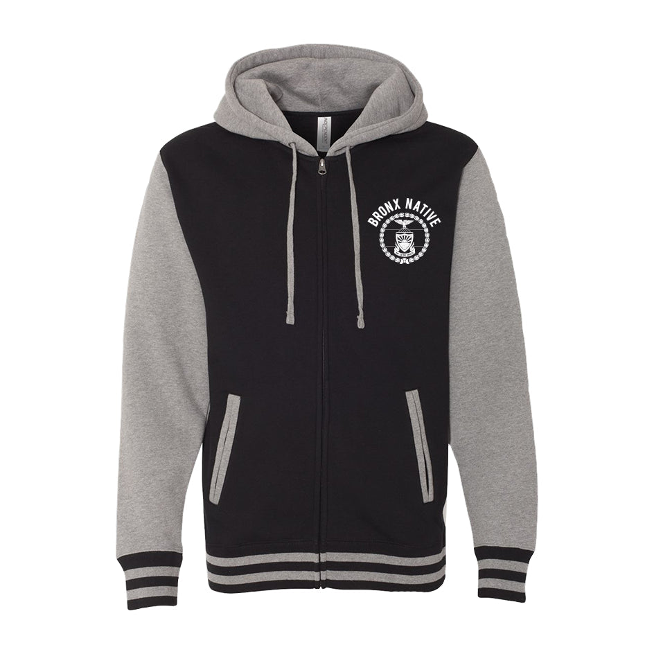Bronx Native Unisex HeavyWeight Varsity Zip Hood 