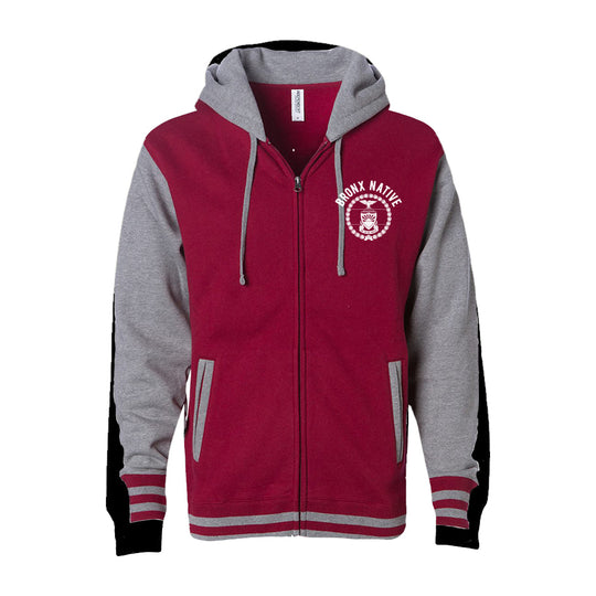 Bronx Native Unisex HeavyWeight Varsity Zip Hood 