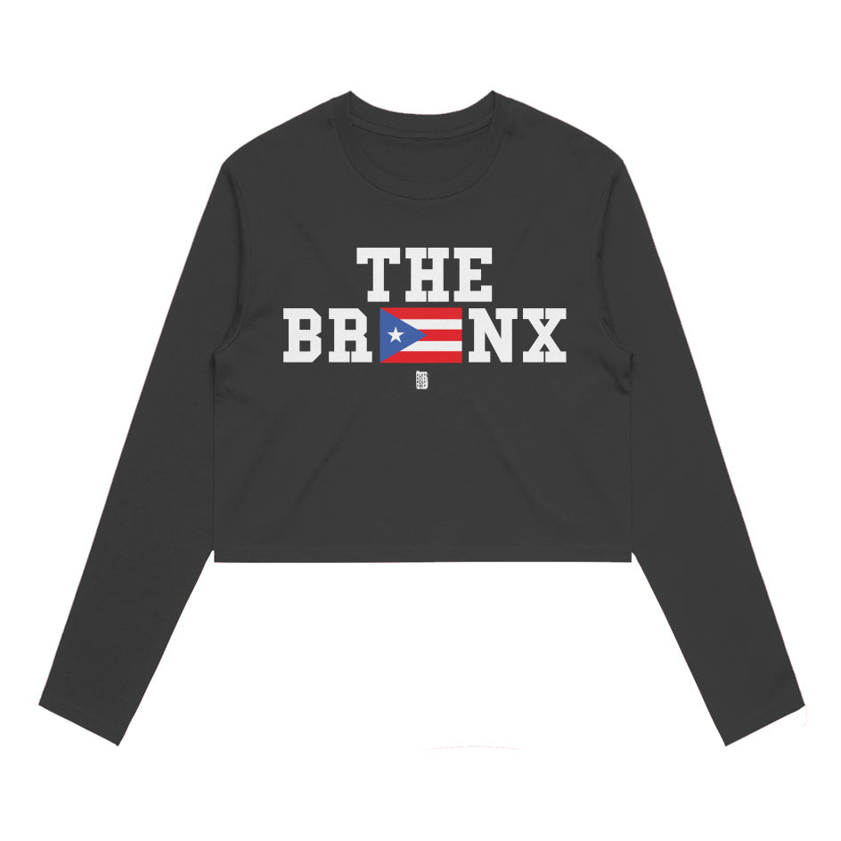 The Bronx (PR) Women's Crop L/S Tee
