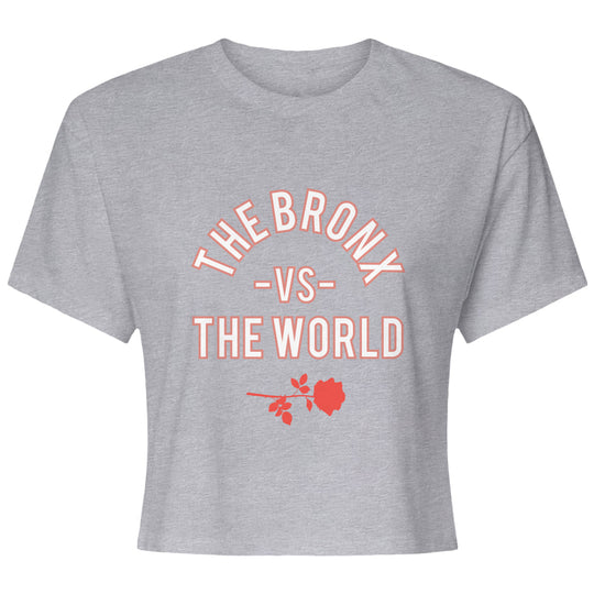 The Bronx vs The World Womens Ideal Crop Top