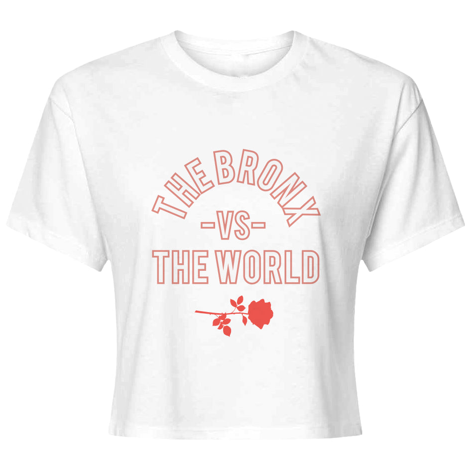 The Bronx vs The World Womens Ideal Crop Top