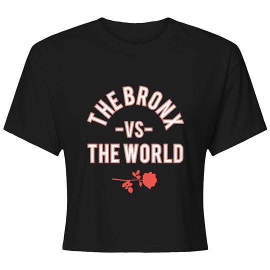 The Bronx vs The World Womens Ideal Crop Top