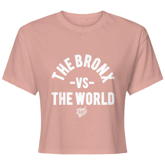 The Bronx vs The World Womens Ideal Crop Top