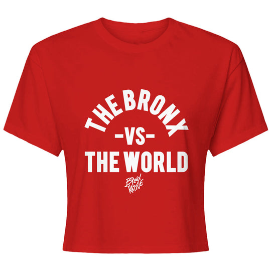 The Bronx vs The World Womens Ideal Crop Top