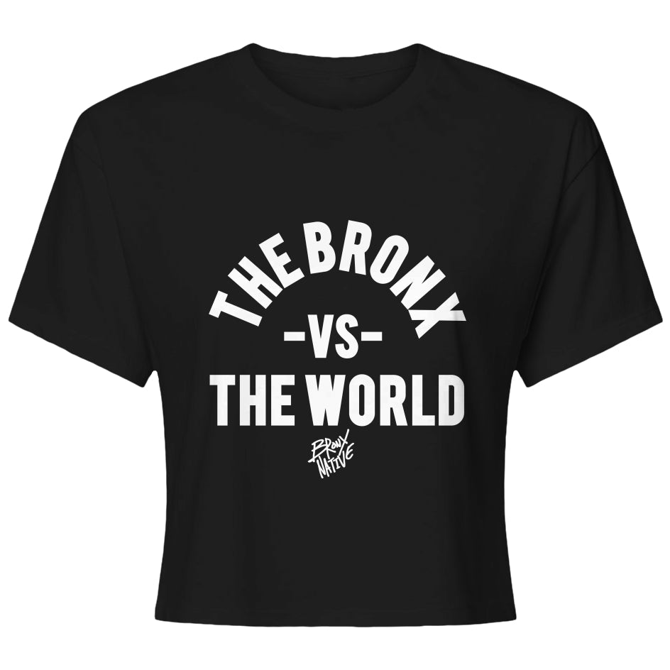 The Bronx vs The World Womens Ideal Crop Top