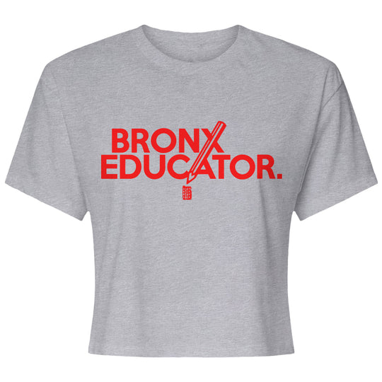 Bronx Educator Womens Ideal Crop Top