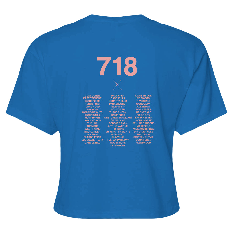 Bronx Native 718 Womens Ideal Crop Top