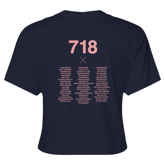 Bronx Native 718 Womens Ideal Crop Top