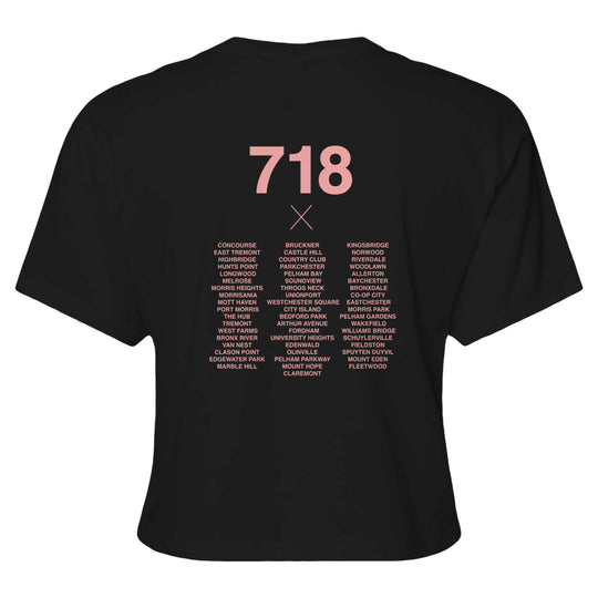 Bronx Native 718 Womens Ideal Crop Top