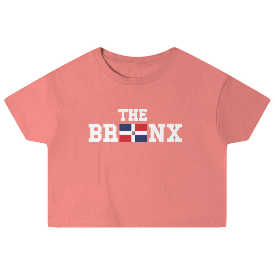 The Bronx Flag (DR) Women's Crop Top