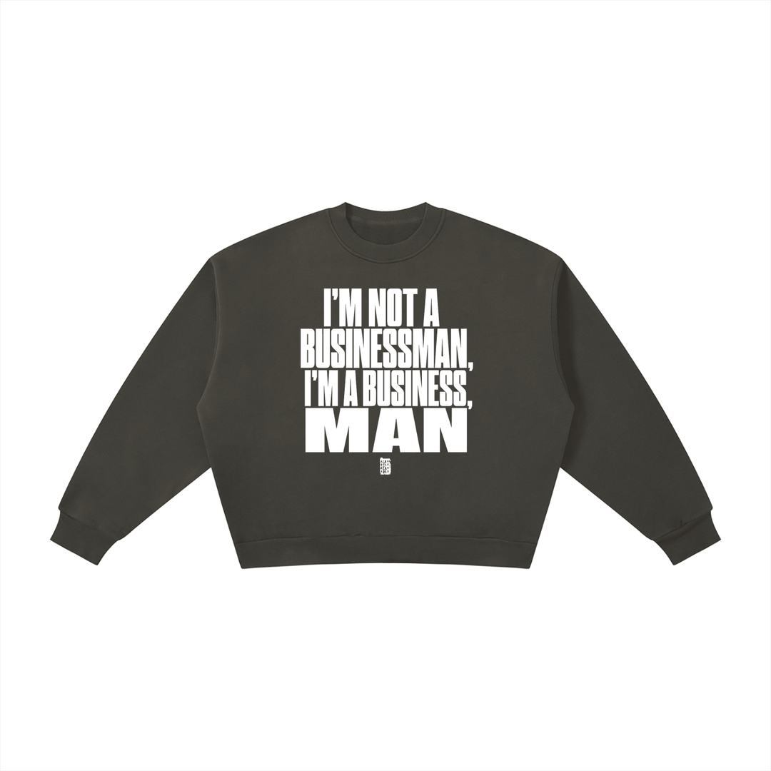 BX x BK 30th Anniversary Boxy Fleece Crewneck by Bronx Native — BX x BK 30th Anniversary Stadium Series product image