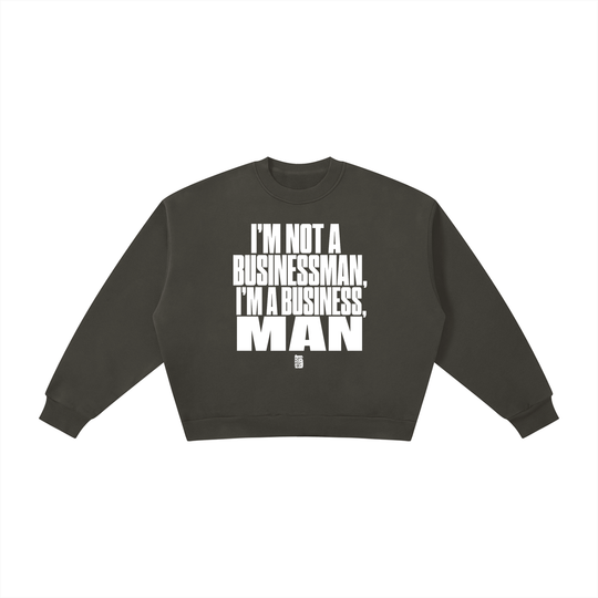 BX x BK 30th Anniversary Boxy Fleece Crewneck by Bronx Native — BX x BK 30th Anniversary Stadium Series product image