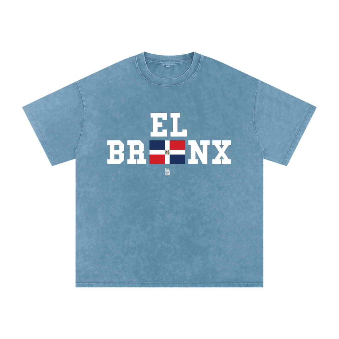 The Bronx (DR) Snow Washed Oversized Cotton T-Shirt