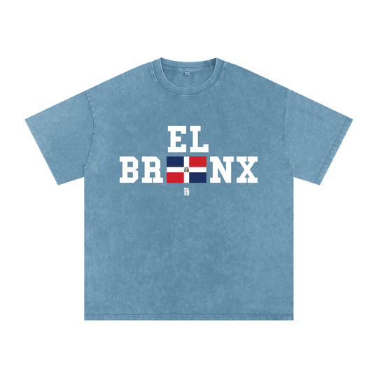 The Bronx (DR) Snow Washed Oversized Cotton T-Shirt