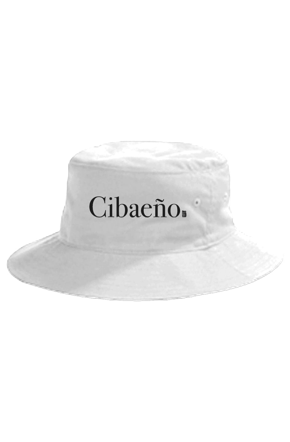 Cibaeño Embroidered Cotton Bucket Cap