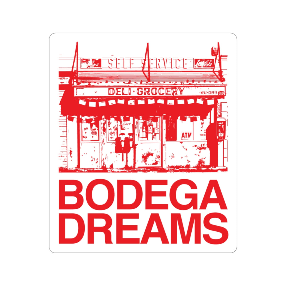 Bodega Dreams Sticker (Red)