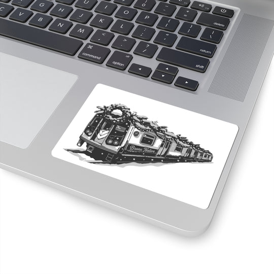 Train Car BXN Holiday Ed. (Black & White) Sticker
