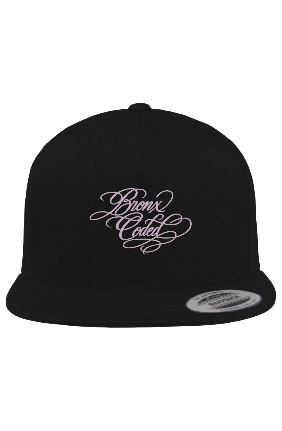 Bronx Coded 5-Panel Cotton Twill Snapback Cap by Bronx Native
