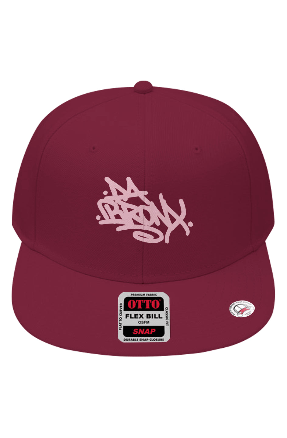 Da Bronx 6 Panel Snapback With Grey Undervisor [Embroidered] by Bronx Native