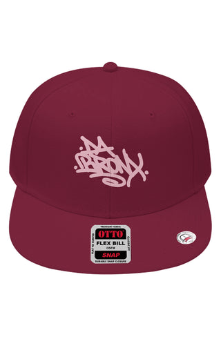 Da Bronx 6 Panel Snapback With Grey Undervisor [Embroidered]
