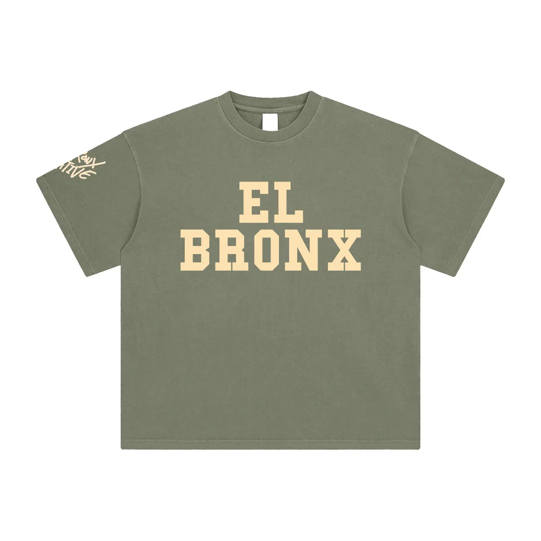 EL BRONX Enzyme Washed T-Shirt