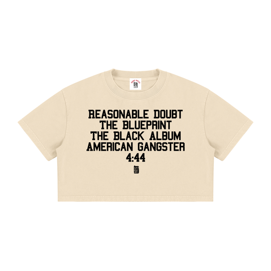 BX x BK 30th Anniversary Mineral Wash Crop Tee by Bronx Native — BX x BK 30th Anniversary Stadium Series product image
