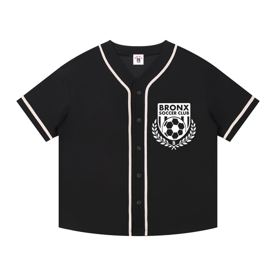 Bronx Soccer Club Contrast Piped Button-Up Jersey