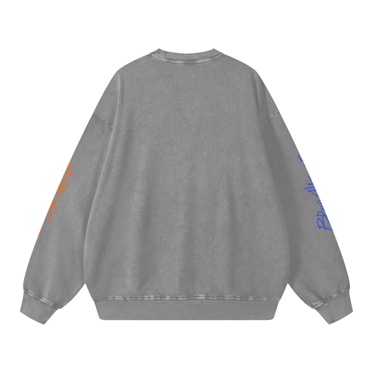 Bronx Basketball 2026 Playoff Edition Snow Washed Oversized Sweatshirt