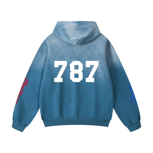 Nuyorican 787 PR Edition Heavyweight Sunfade Oversized Hoodie by Bronx Native