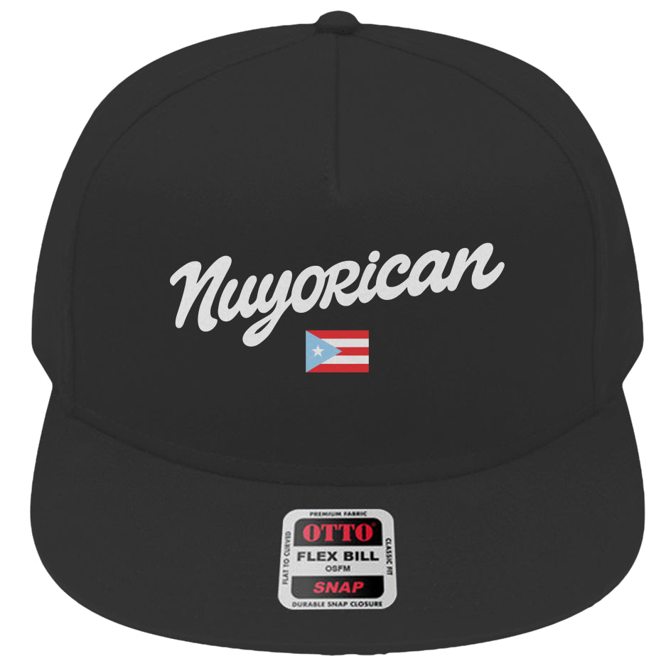 Nuyorican PR Edition 5 Panel Embroidered Snapback by Bronx Native - Puerto Rico Collection