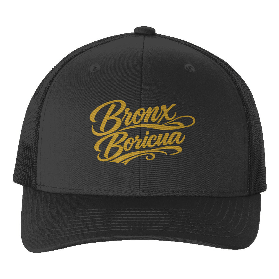 Bronx Boricua Six-Panel Retro Trucker by Bronx Native - Puerto Rico Collection