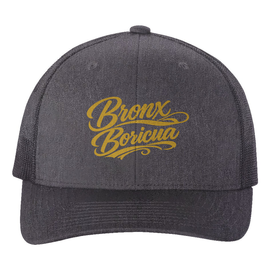 Bronx Boricua Six-Panel Retro Trucker by Bronx Native - Puerto Rico Collection