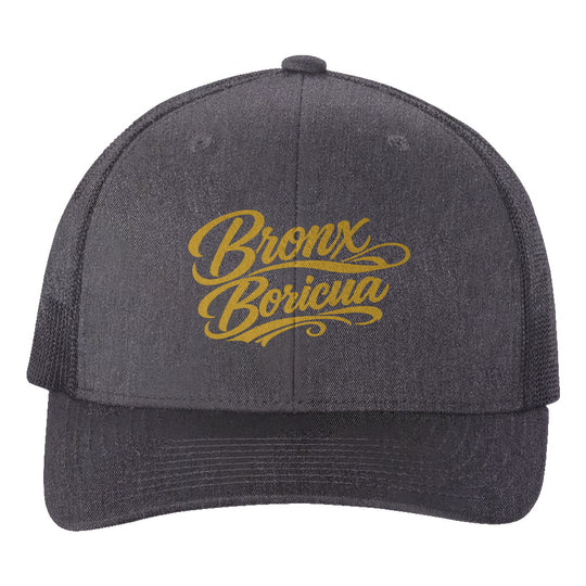 Bronx Boricua Six-Panel Retro Trucker by Bronx Native - Puerto Rico Collection
