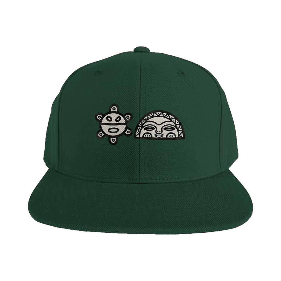 Sun & Moon Premium Snapback [Embroidered] by Bronx Native - Puerto Rico Collection