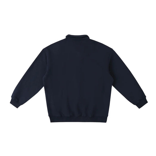 Quarter Waters Heavyweight Polo-Collar Sweatshirt