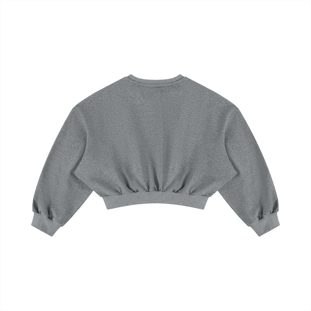 Bronx Basketball 2026 Playoff Edition Women's Boxy Cropped Crewneck Sweatshirt by Bronx Native