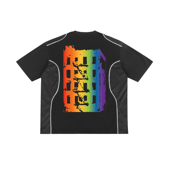 Contrast Piped Panel T-Shirt